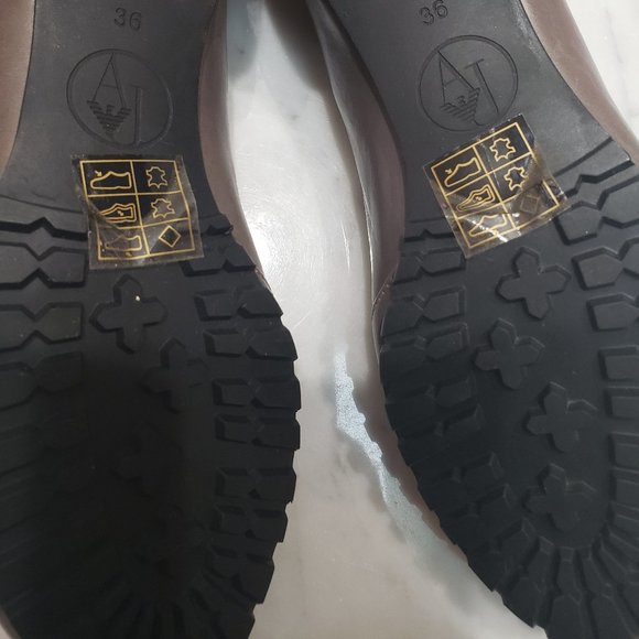 ARMANI JEANS Leather Flats - Picture 13 of 15